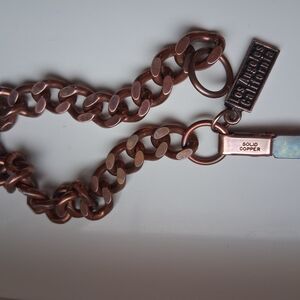 Solid Copper Curb Link Bracelet